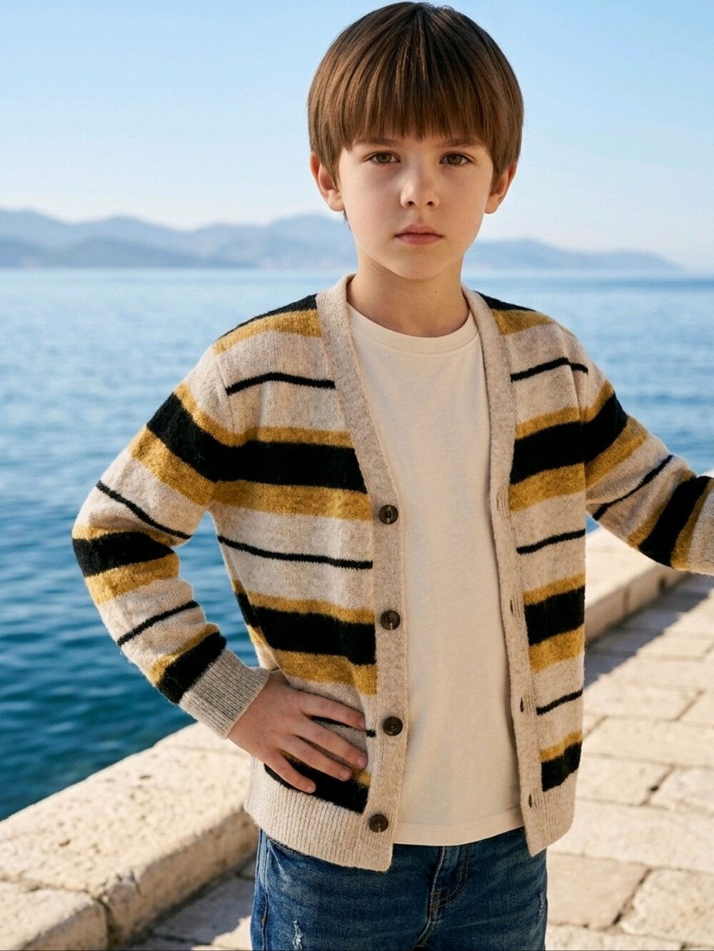 Zara Boys Cardigan SZ 9-10 years140cm